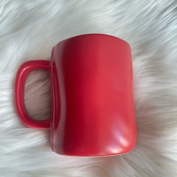Rae Dunn Red Egg Nog Coffee Mug - Picture 3 of 4